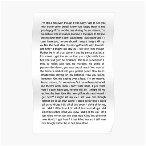 sza kill bill lyrics|kill bill lyrics print.